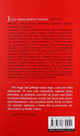 Czerwona katorga 1923-1932 - Julia Danzas [KSIĄŻKA]