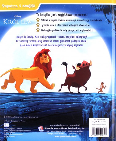 Disney Król Lew. Popatrz i znajdź [KSIĄŻKA]