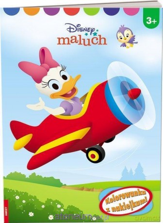 Disney Maluch. Kolorowanka z naklejkami [KSIĄŻKA]