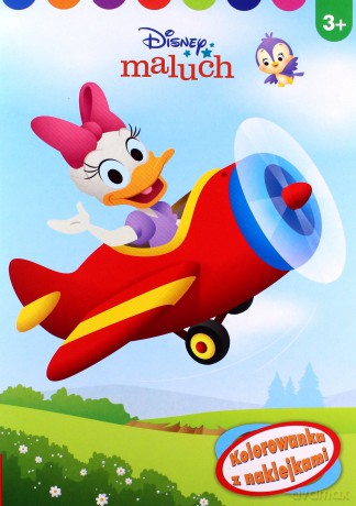 Disney Maluch. Kolorowanka z naklejkami [KSIĄŻKA]