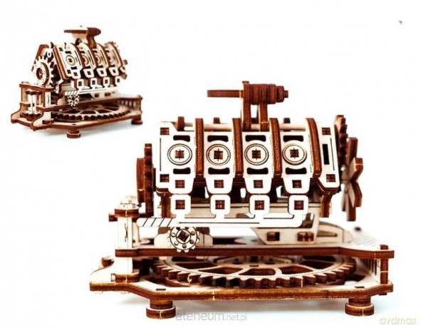 Drewniana puzzle 3D Silnik V8 [PUZZLE]