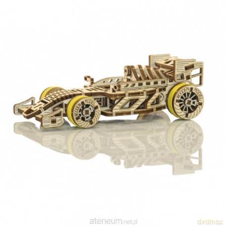 Drewniane puzzle 3D Bolid [PUZZLE]