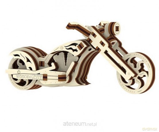 Drewniane puzzle 3D Chopper [PUZZLE]