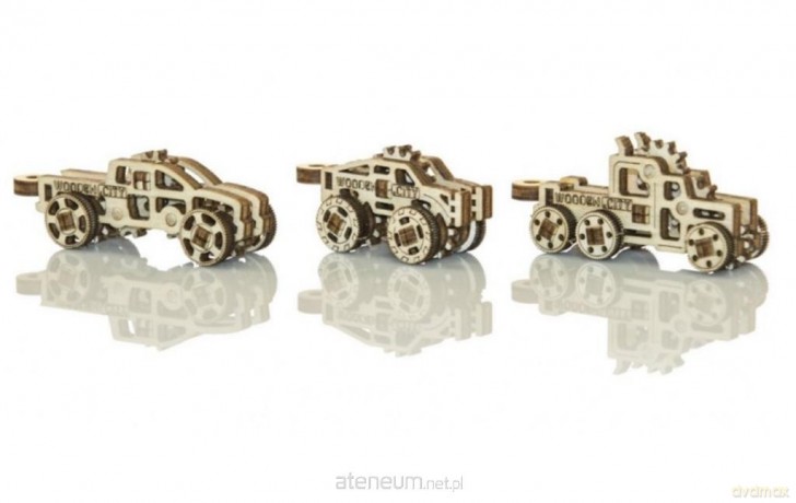 Drewniane puzzle 3D Ciężarówki [PUZZLE]