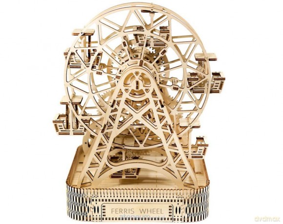 Drewniane puzzle 3D City Diabelski Młyn [PUZZLE]