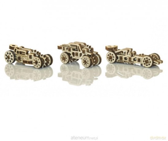 Drewniane puzzle 3D Samochody wyścigowe [PUZZLE]