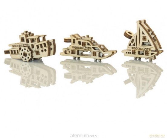 Drewniane puzzle 3D Statki [PUZZLE]