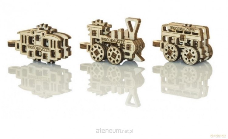 Drewniane puzzle 3D Transport publiczny [PUZZLE]