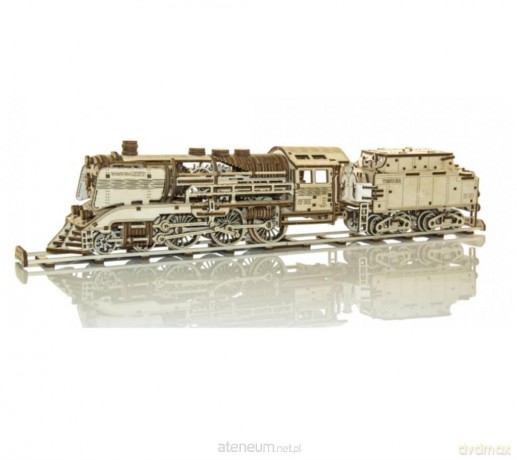 Drewniane puzzle 3D Wooden Express + Tender + tory [PUZZLE]