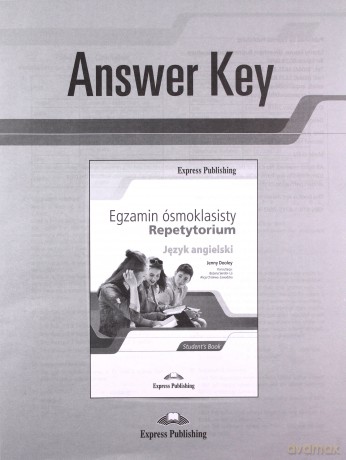 Egzamin ósmoklasisty Repetytorium język angielski Answer Key - Jenny Dooley [KSIĄŻKA]