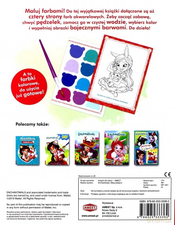 Enchantimals. Maluj farbami [KSIĄŻKA]