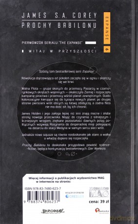 Expanse T.6 Prochy Babilonu - James S.A. Corey [KSIĄŻKA]