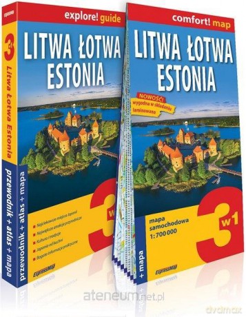 Explore! guide Litwa, Łotwa, Estonia 3w1 [KSIĄŻKA]