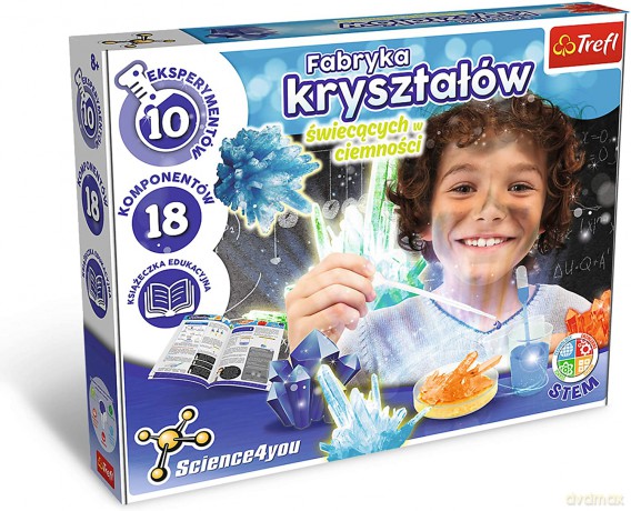 Fabryka kryształów świecących w ciemności