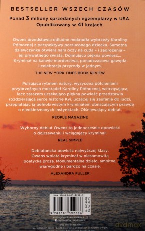 Gdzie śpiewają raki - Delia Owens [KSIĄŻKA]