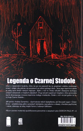 Gideon Falls (Tom 1) Czarna Stodoła - Jeff Lemire [KOMIKS]