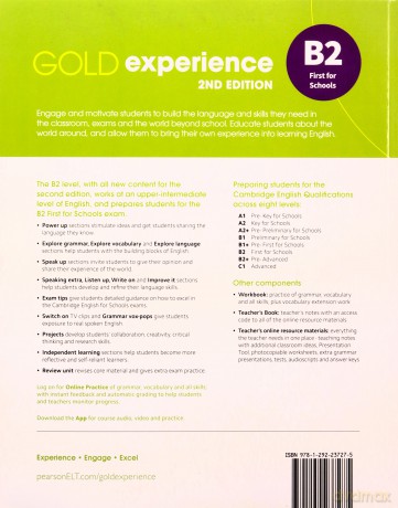 Gold Experience 2ed B2 podręcznik +online practice [KSIĄŻKA]