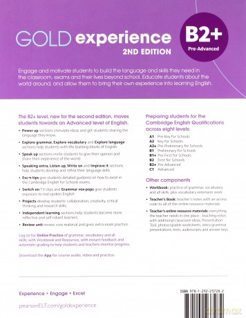 Gold Experience 2ed B2+ podręcznik + online practice [KSIĄŻKA]