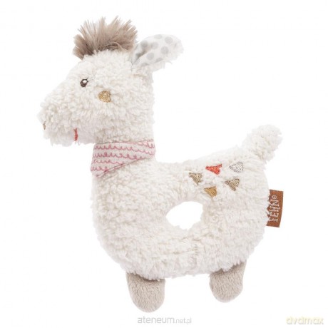 Grzechotka, maskotka Lama Maya 20 cm