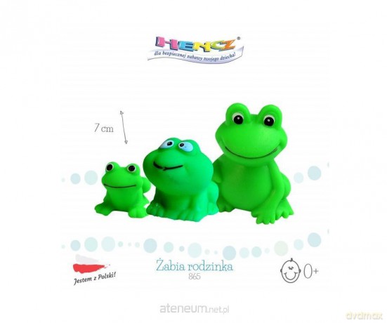 Hencz Toys Żabia rodzinka 3 szt