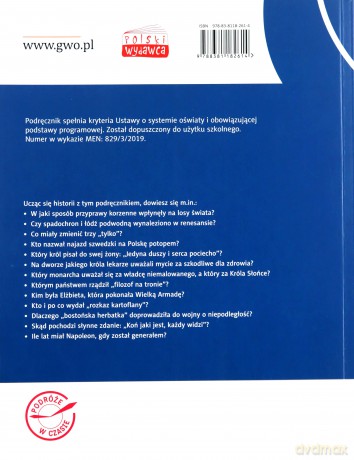 Historia Szkoła podstawowa 6 Podróże w czasie podręcznik - T. Małkowski [KSIĄŻKA]