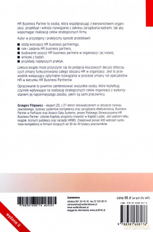 HR Business Partner - Grzegorz Filipowicz [KSIĄŻKA]