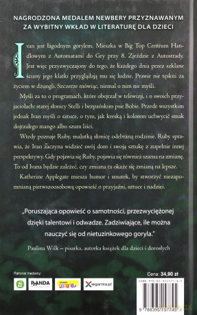 Jedyny i niepowtarzalny Ivan - Katherine Applegate [KSIĄŻKA]