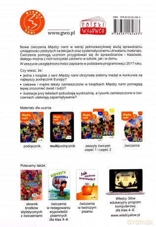 Język polski Szkoła podstawowa 6 Między Nami ćwiczenie wersja B - Agnieszka Łuczak, Anna Murdzek [KSIĄŻKA]