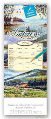 Kalendarz 2020 Notatnikowy Impersje Polskie WN1 [KALENDARZ]