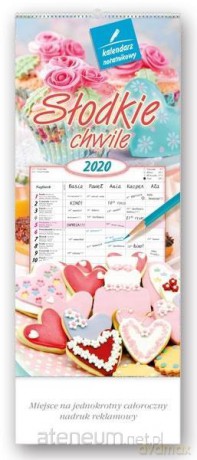 Kalendarz 2020 Notatnikowy Słodkie chwile WN2 [KALENDARZ]