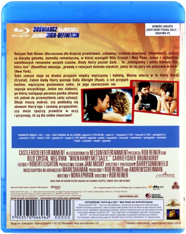 Kiedy Harry poznał Sally (polski lektor) [Blu-Ray]