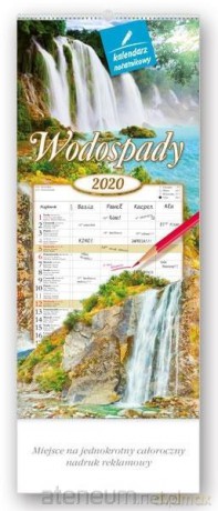 Kalendarz 2020 Notatnikowy Wodospady WN5 [KALENDARZ]