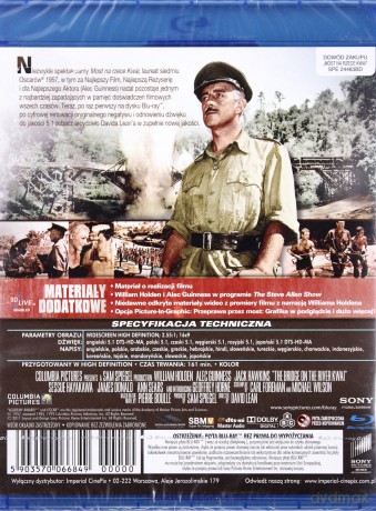Most na rzece Kwai (polski lektor) [Blu-Ray]
