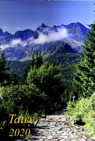 Kalendarz 2020 Tatry 7 planszowy [KALENDARZ]