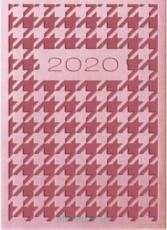 Kalendarz 2020 Tygodniowy A7 Vivella Róż 01T18 [KALENDARZ]