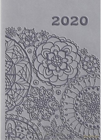 Kalendarz 2020 Tygodniowy A7 Vivella Szary 01T08 [KALENDARZ]