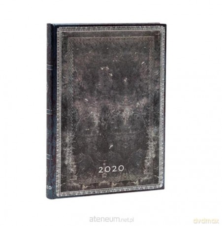 Kalendarz książkowy midi 2020 12M hor. Steel [KALENDARZ]