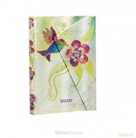 Kalendarz książkowy mini 2020 12M hor. Hummingbird [KALENDARZ]