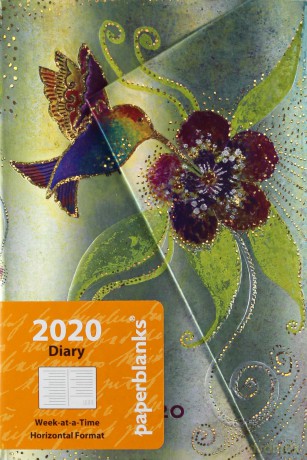 Kalendarz książkowy mini 2020 12M hor. Hummingbird [KALENDARZ]
