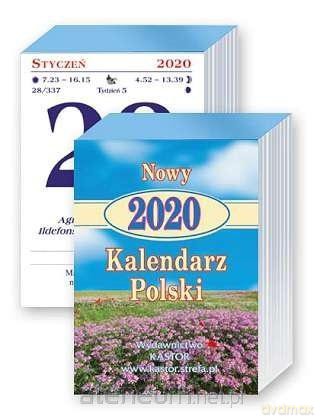 Kalendarz zdzierak 2020 -Nowy kalendarz Polski KL5 [KALENDARZ]