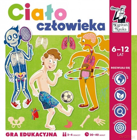 Kapitan Nauka. Gra edukacyjna. Ciało człowieka [GRA]