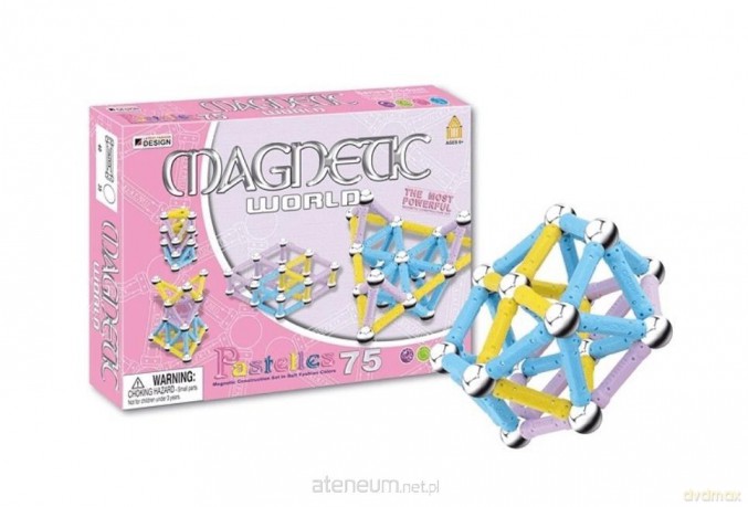 Klocki magnetyczne 75 el. [KLOCKI]