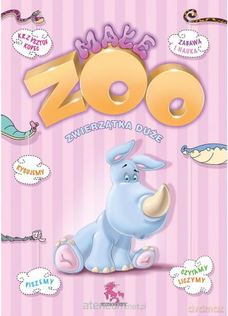 Kolorowanka małe ZOO. Zwierzątka duże - Krzysztof Kopeć [KSIĄŻKA]