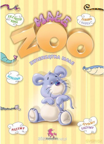 Kolorowanka małe ZOO. Zwierzątka małe - Krzysztof Kopeć [KSIĄŻKA]