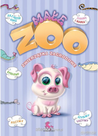 Kolorowanka małe ZOO. Zwierzątka zagrodowe - Krzysztof Kopeć [KSIĄŻKA]