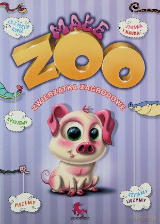 Kolorowanka małe ZOO. Zwierzątka zagrodowe - Krzysztof Kopeć [KSIĄŻKA]