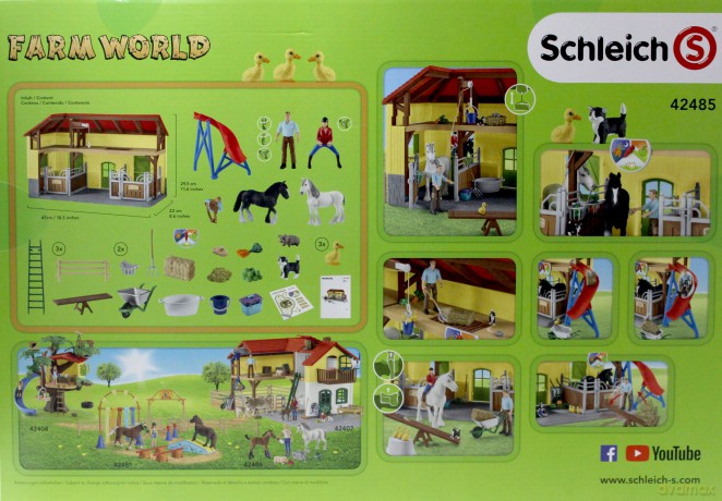 Końska stajnia Farm World [FIGURKA]