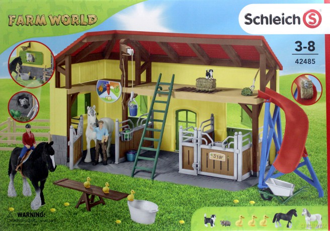 Końska stajnia Farm World [FIGURKA]
