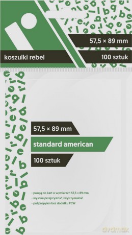 Koszulki Standard American 57,5x89 (100 szt) [GRA]