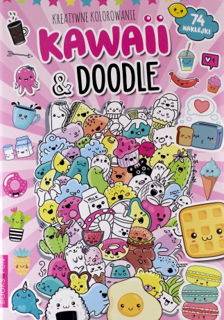 Kreatywne kolorowanie Kawaii and Doodle [KSIĄŻKA]